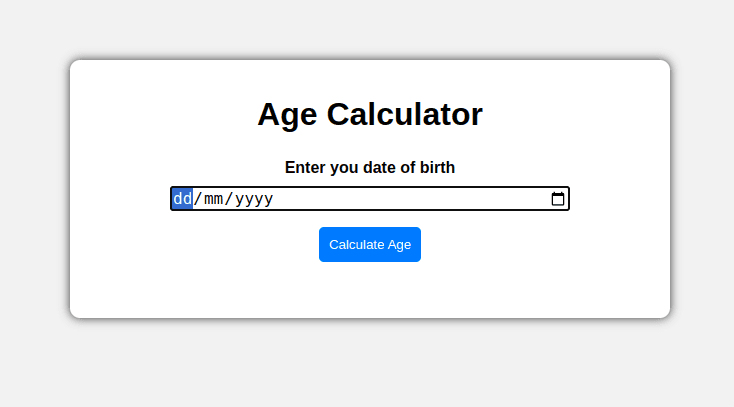 Age Calculator