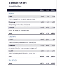 Balance Sheet