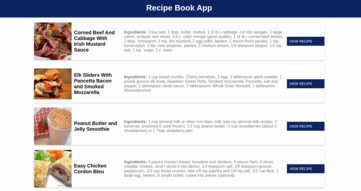 Recipe Book App
